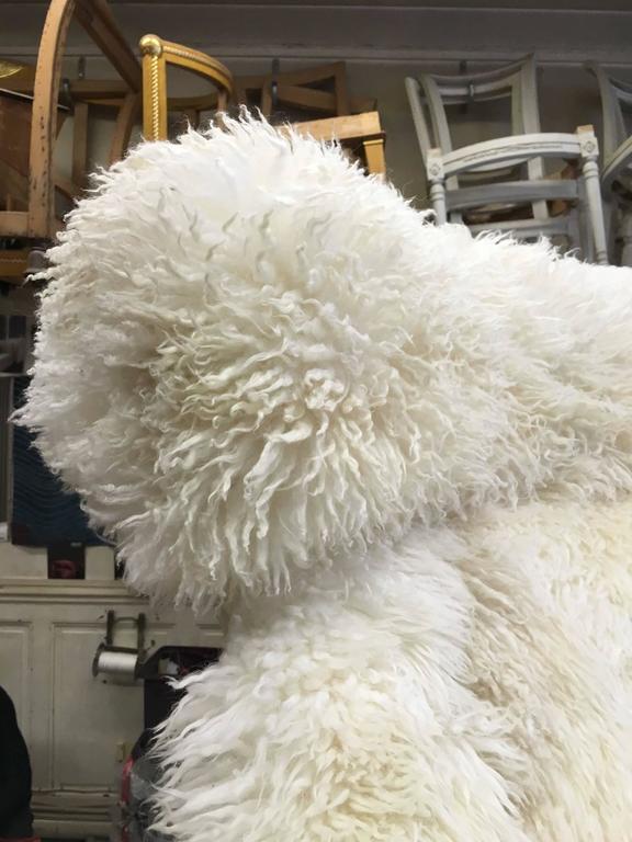 Illum Wikkelso Spectacular Hammer Lounge Chair Covered in Natural