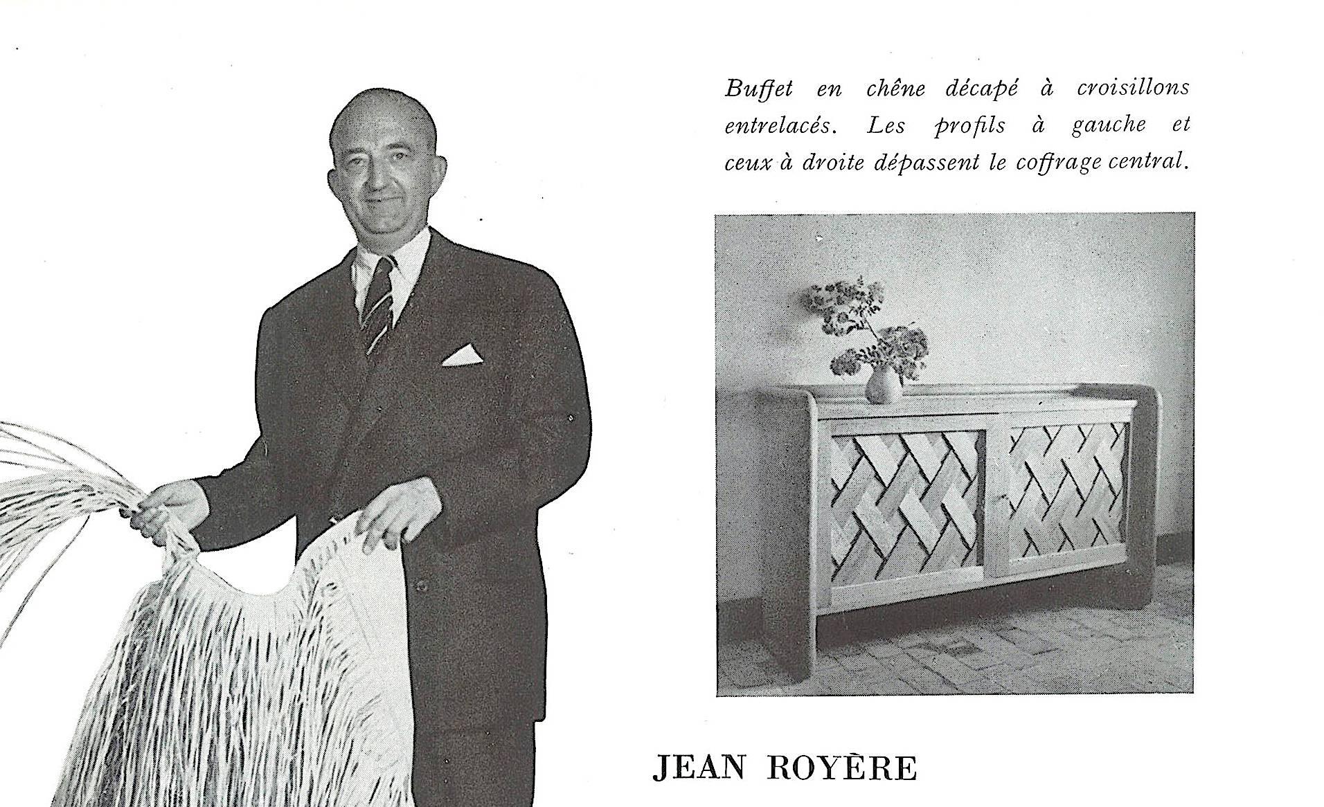 Mid-20th Century Jean Royère Rarest Unique Documented Buffet 