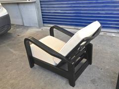 French 1950s Super Lounge Reclining Comfy Pair of Chair