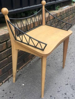 Charming Pair Bedsides or Side Tables in the Style of Jean Royère