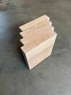 Beistelltisch aus Eiche Natur Light - Cadence von Mokko