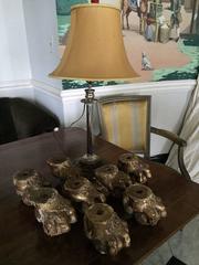 19th Century Gilded Ball and Claw Feet from English Furniture  Set of 4