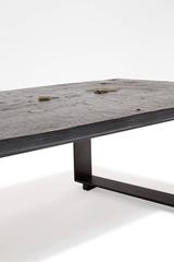 Niedriger Schiefertisch mit Marcassite von Pia Manu