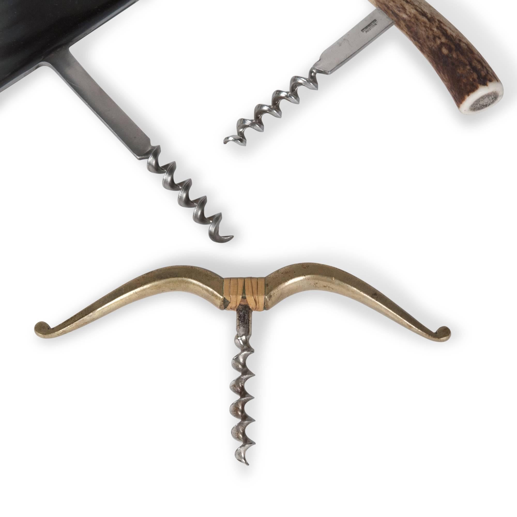 Mid-Century Modern Three Carl Auböck Corkscrews