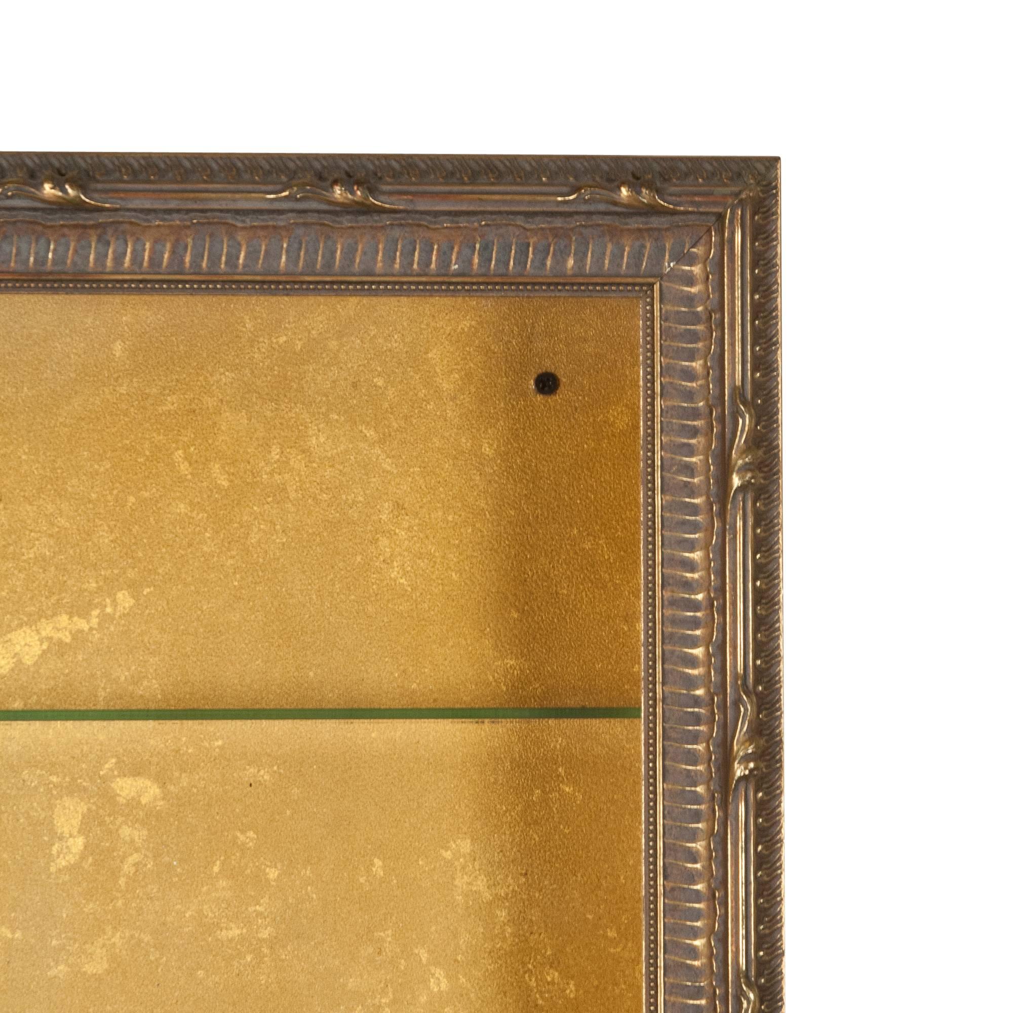 Wall-Mounted Giltwood Vitrines, Pair 3