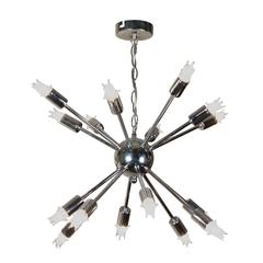 1960s Chrome Sputnik Chandelier