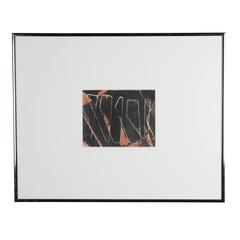 Geometric Print, American, 1960s, Signed 1