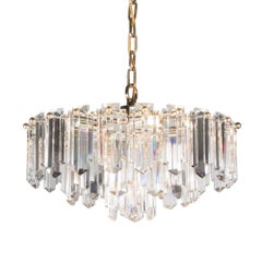 Faceted Crystal Rod Chandelier by Kalmar, Austrian, 1960s 1