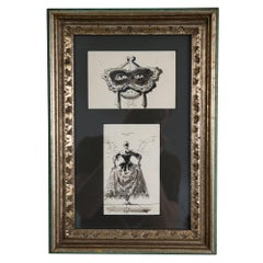 Two Ink Drawings by Eugene Berman, Estate of Vincent Price 11