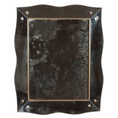 Scalloped Edge Frame Mirror by Marchand, American, 1940s 12