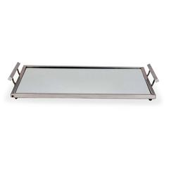 French, 1930s Mirrored Serving Tray