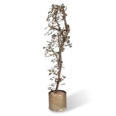 Brass Tree Sculpture by Curtis Jere