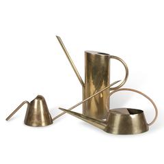 Three Brass Watering Cans by Carl Auböck
