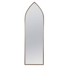 Pair of Teak and Brass Frame Mirrors, 1950s