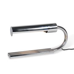 Tubular Chrome Desk Lamp by Gilbert Rohde