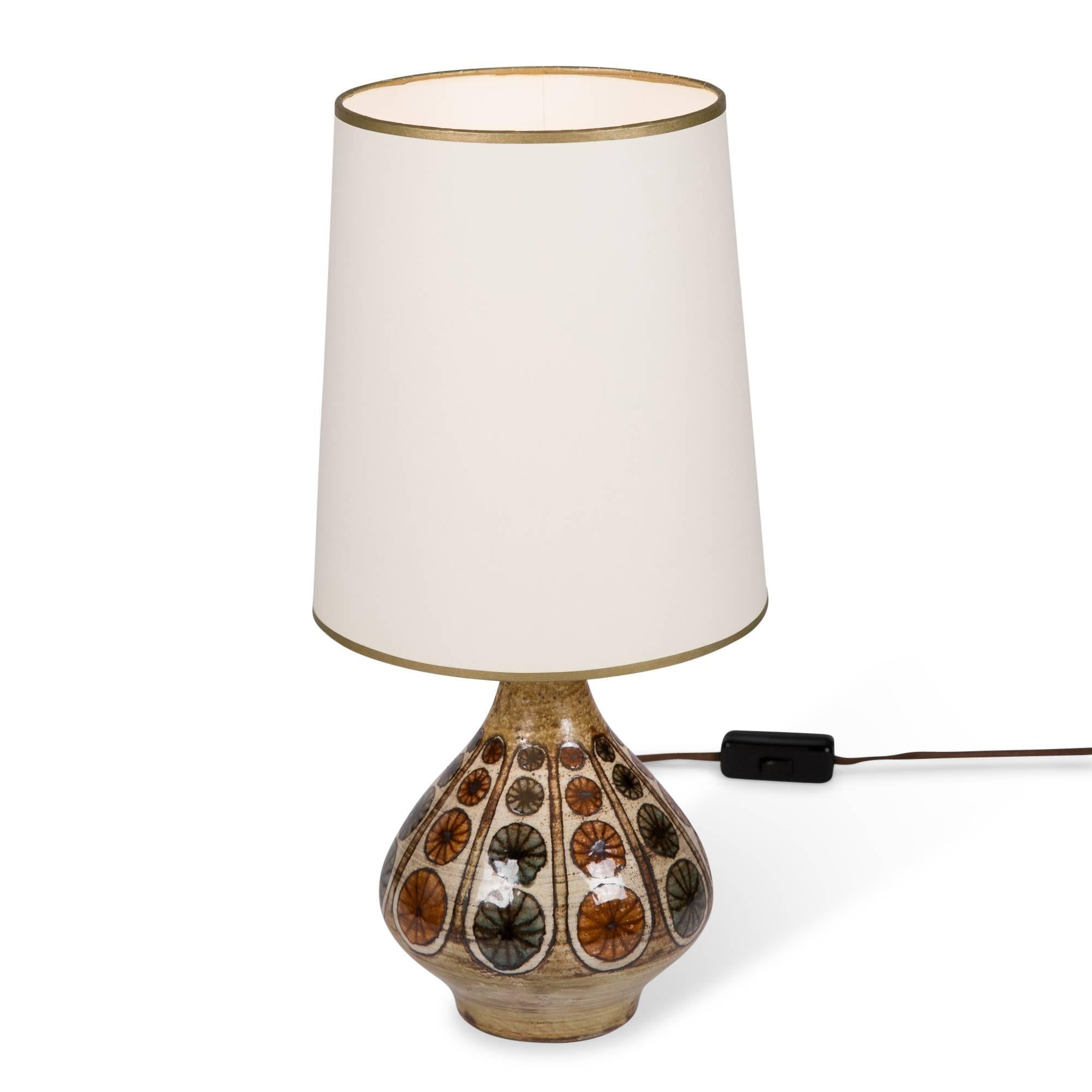 Modern Ceramic Table Lamp by Jean Malarmey, French, 1960s For Sale