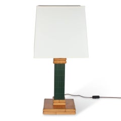 Pair of Bamboo Table Lamps, American, 1960s