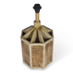 Stoneware Table Lamp by Roger Capron, French, 1970s