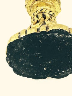 Siglo XX Francés, Pareja de Candelabros, Tallados y de Madera Dorada