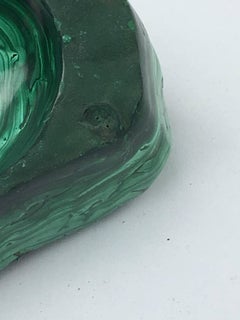 Large Malachite Ashtray or Vide Poche