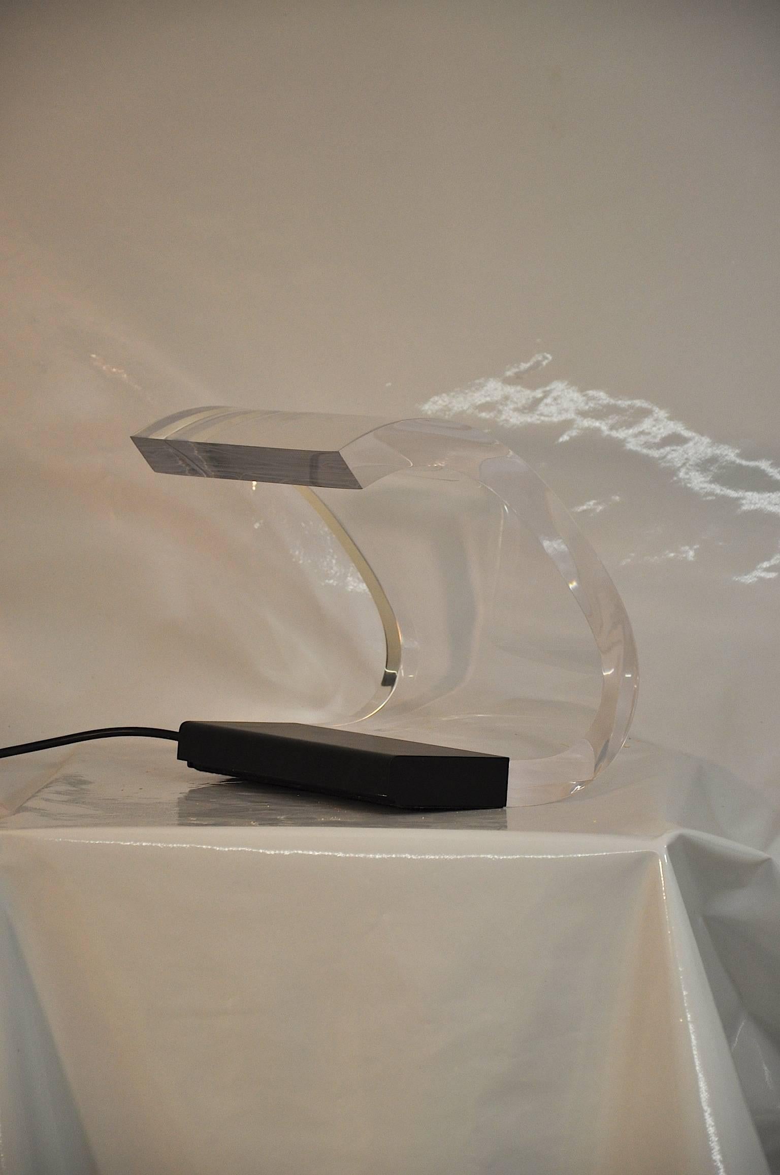 Italian Acrilica Lamp by Joe Colombo