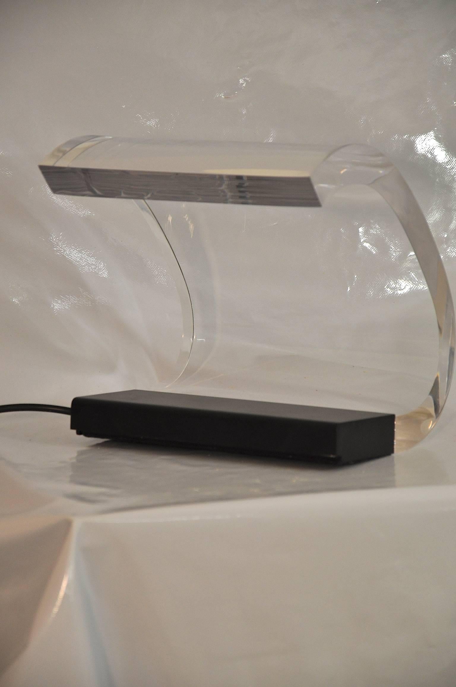 Metal Acrilica Lamp by Joe Colombo