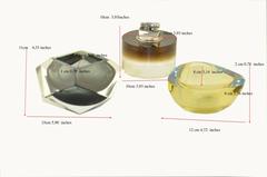 Set of Italian 1970 Murano Sommerso, Bowl, Ashtray and Lighter