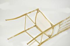 Chaise Simili Cuir à haut dossier crocco par Chiavari