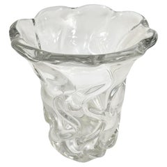 Crystal glass vase, France, 1970