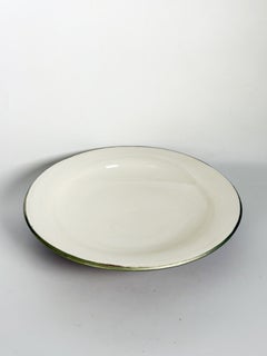 White Ceramic Serving Platter, France, 1980s