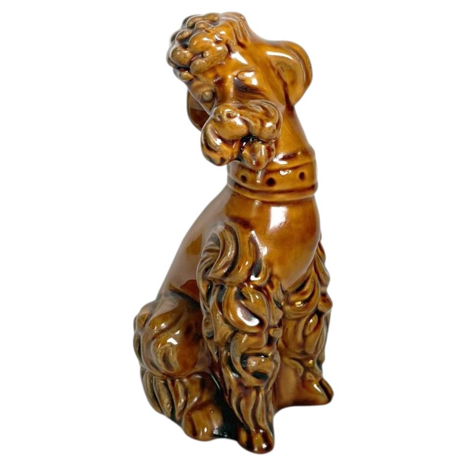 Ceramic Dog Sculpture, France, 1970s For Sale