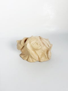 Raw Clay Sculpture with Faces, France, 1980s