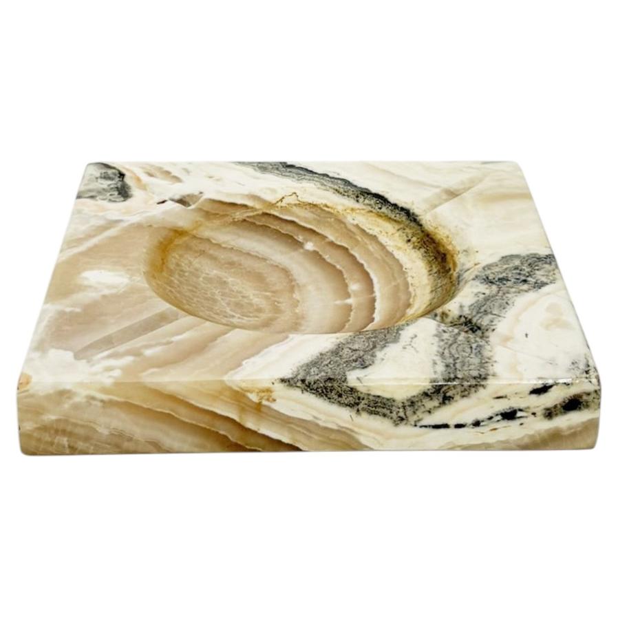 Aschenbecher aus Onyx, Frankreich, 1970er Jahre
