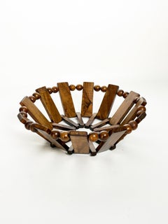 Wooden Fruit Basket, France, 1970s