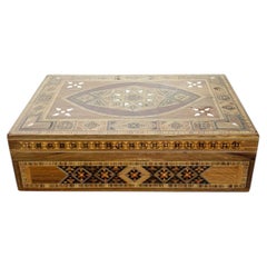 Large Wood Marquetry Box, France, 1970s