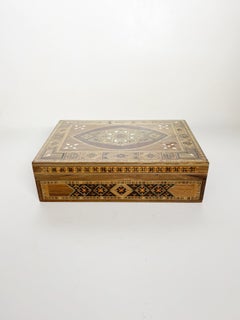 Large Wood Marquetry Box, France, 1970s