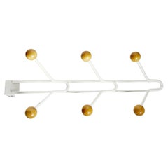 Iron and Wood Coat Rack, France, 1990s