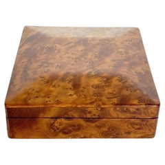 Square Wooden Box, France, 1970s