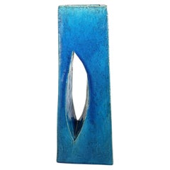 Blue ceramic vase, 1960