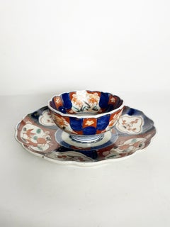 Japanese Plate and Bowl Set, Japan, 19th Century