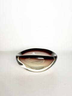 Large Italian Purple Ashtray or Catchall, Italy, 1960s