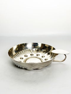 Large Silver-Plated Metal Ashtray, France, 1970s