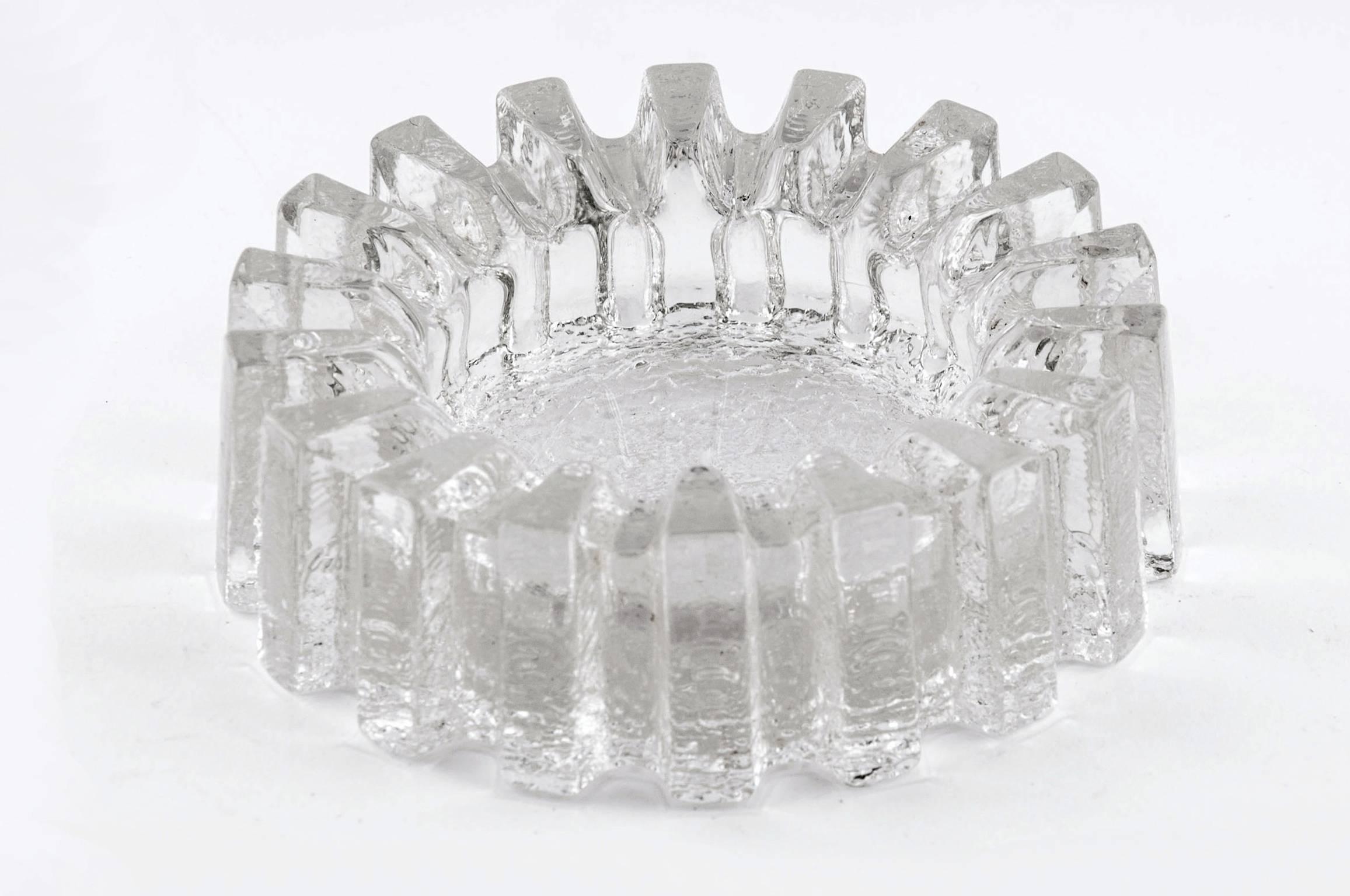 1950 glass ashtray in the manner of Murano Venini. It could be a centrepiece too.
  