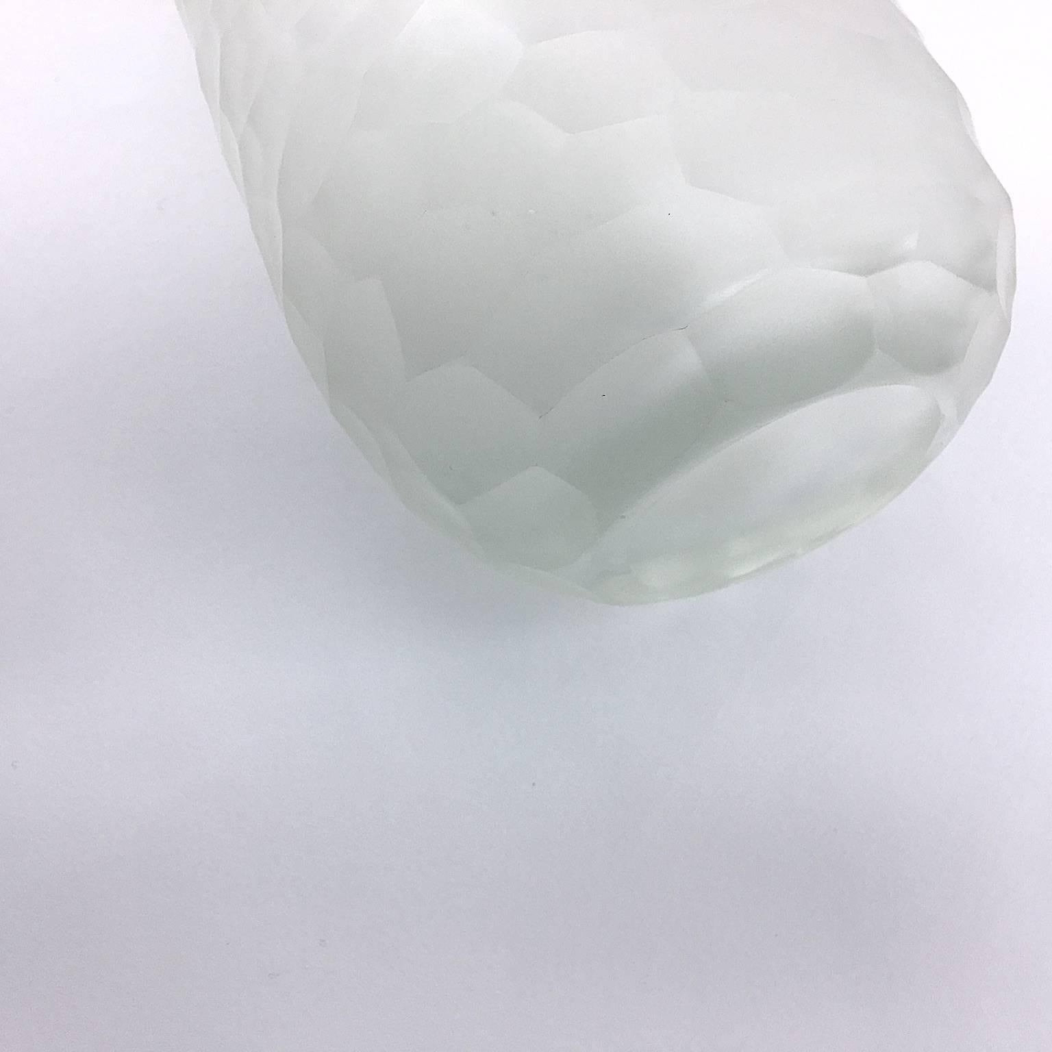 Faceted 1950 Murano Glass Vase