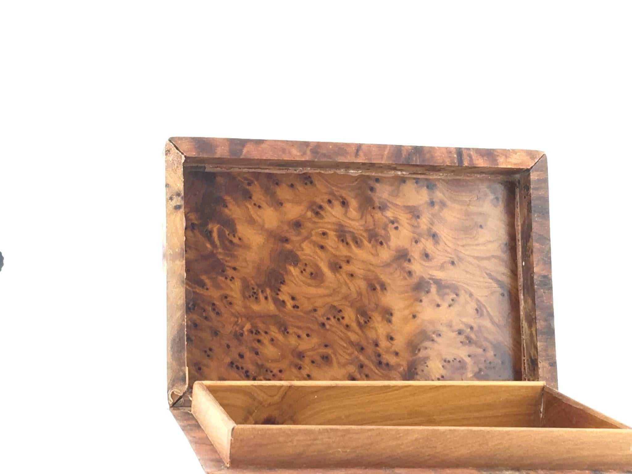 Precious wood box, 1950.
Jugendstill box 1950; vienna.
 