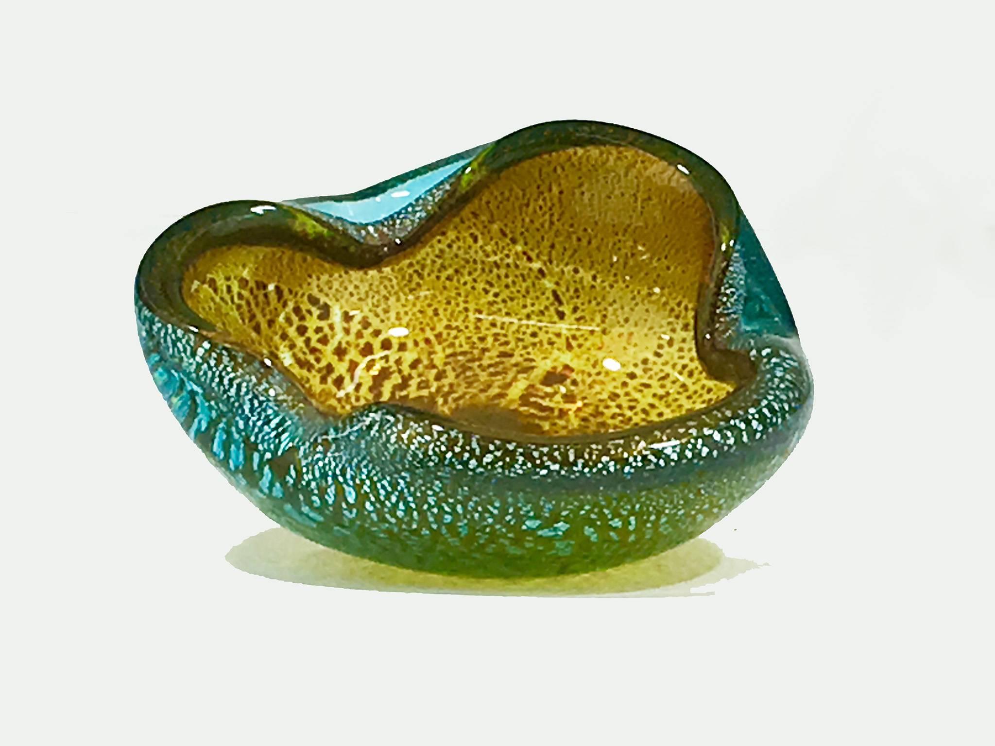 Mid-20th Century Exceptional Ashtray or Bowl by Dino Martens For Sale
