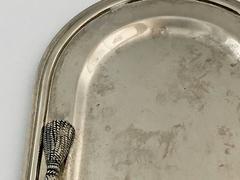 Silvered Metal Toast Holder