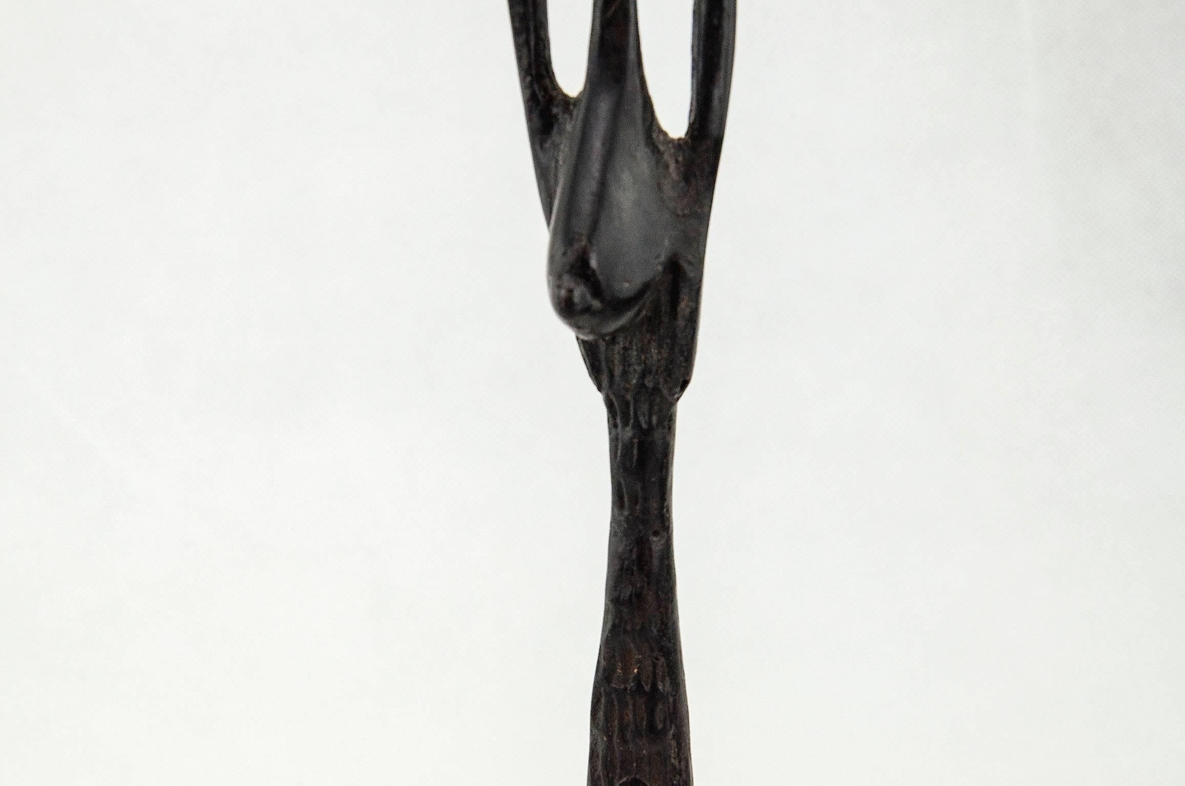 Elegant bronze African sculpture
In the style of Karl Hagenauer or Giacometti.