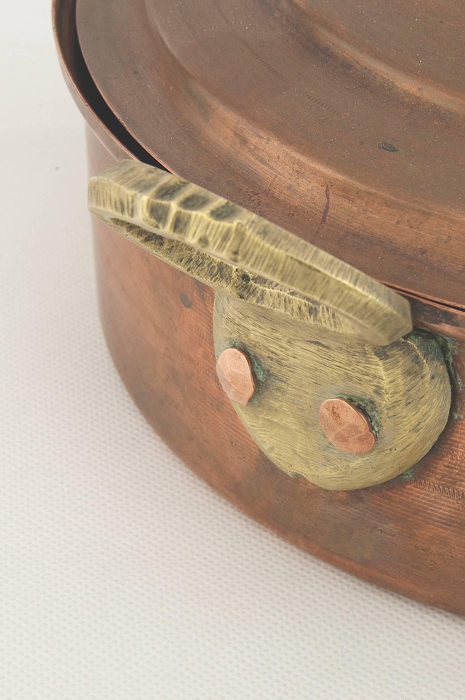 Mid-20th Century Copper Centrepiece  / Vide-Poche For Sale