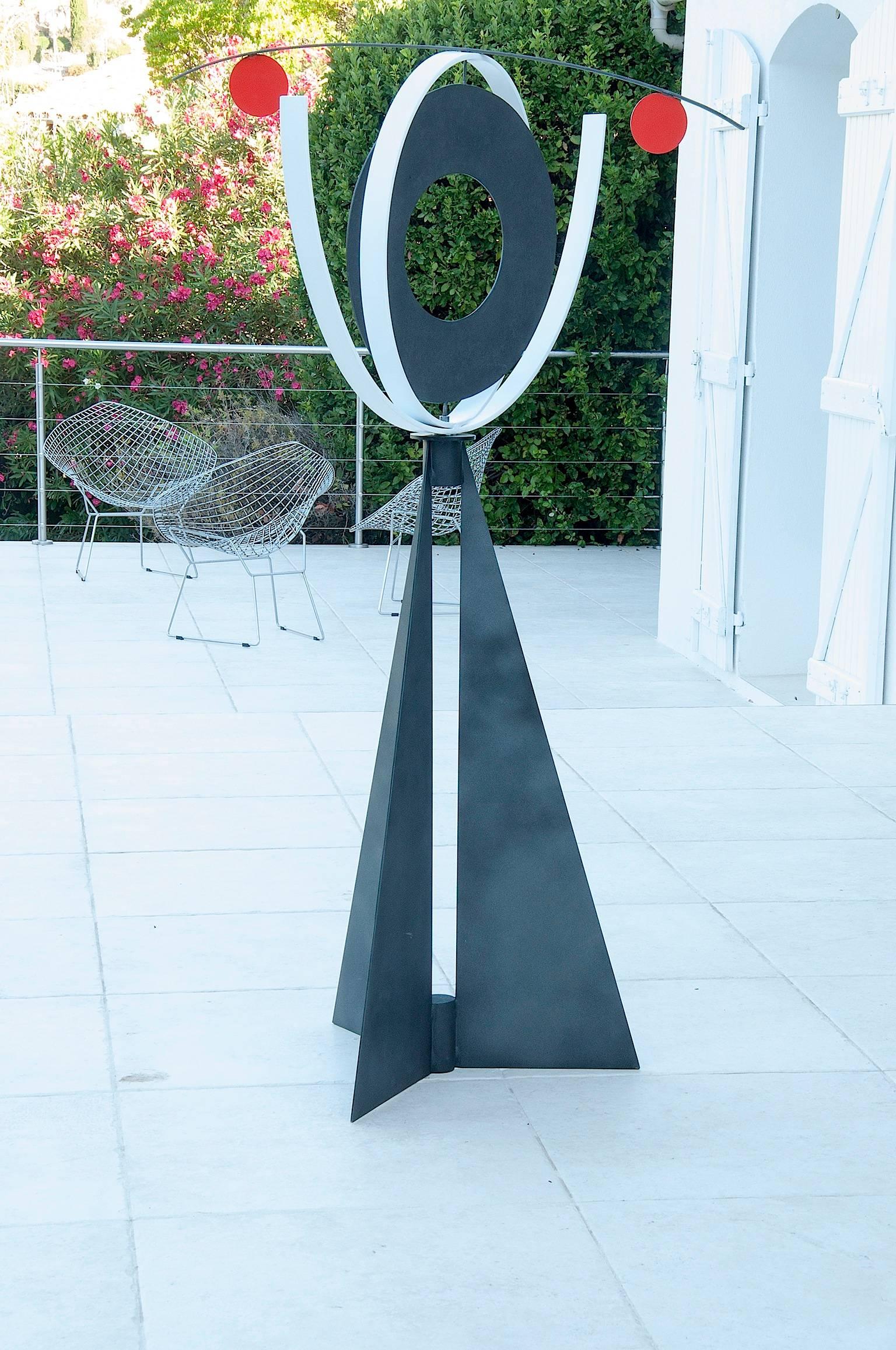 Metal Large Contemporary Modern Sculpture Mobile